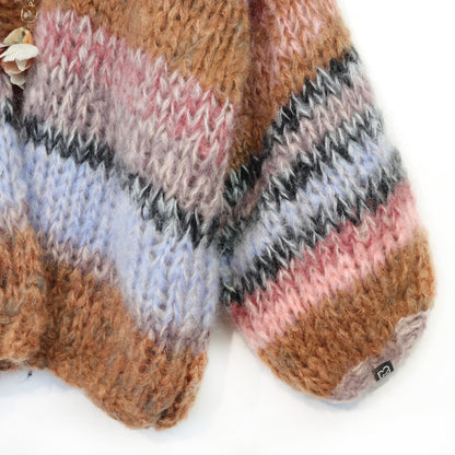 Breipatroon – MYPZ Chunky Mohair-vest Walnoot nr.15 (ENG-DE-NL-ES-FR-IT-DA-SV-NO)