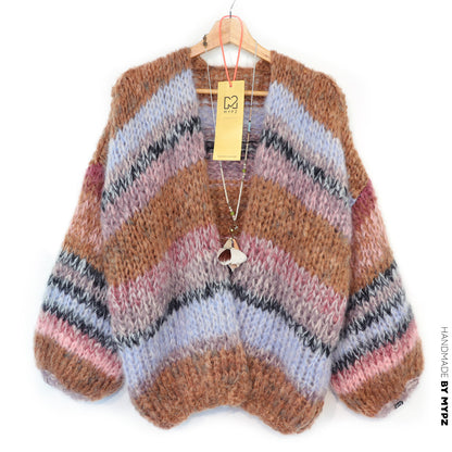 Breipatroon – MYPZ Chunky Mohair-vest Walnoot nr.15 (ENG-DE-NL-ES-FR-IT-DA-SV-NO)