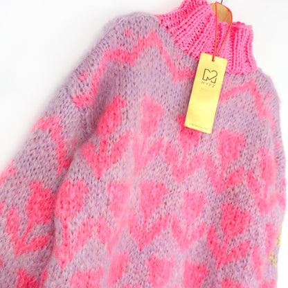 Breipatroon – MYPZ Chunky Mohair Pullover Coral Tulips No.9 (ENG-NL-DE)