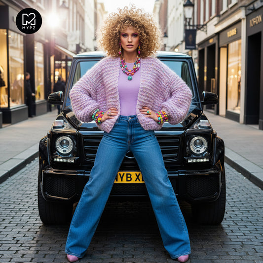 Breipatroon – MYPZ kort Chunky Mohair-Merino Cardigan Confetti Nights No.15 (ENG-NL-DE)