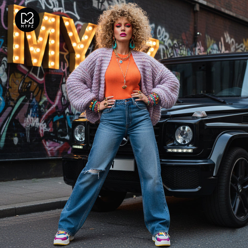 Knit pattern – MYPZ Short Chunky Mohair-Merino Cardigan Confetti Nights No.15 (ENG-NL-DE)