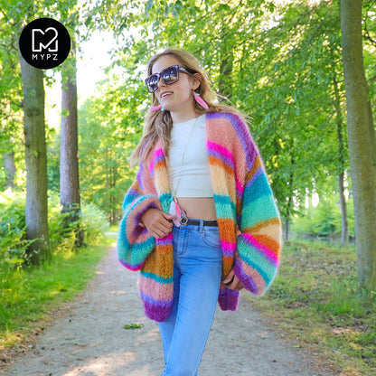 Breipatroon – MYPZ Basic Light Mohair vest Crystal No10 (ENG-NL)