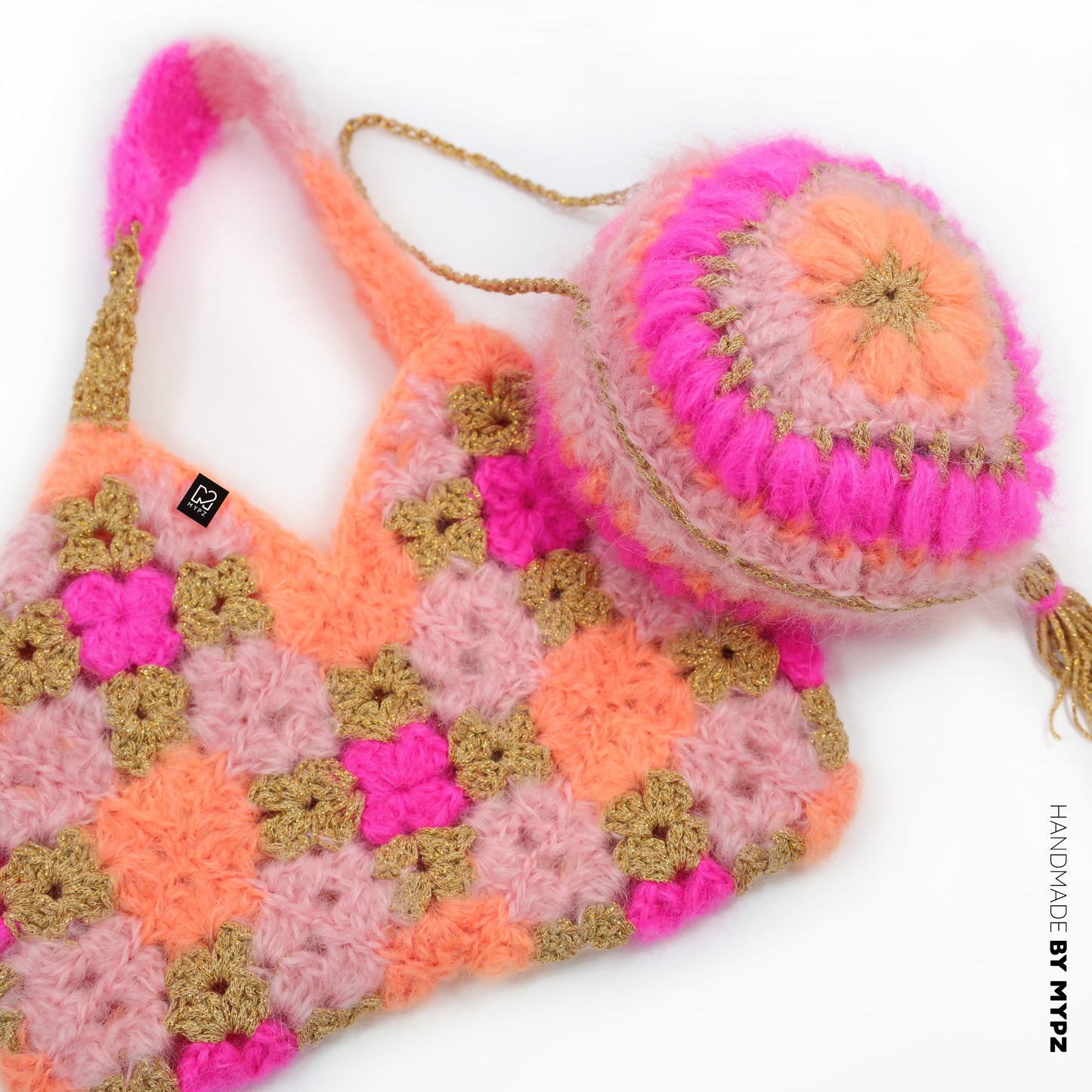Crochet pattern - MYPZ Diamonds bag (ENG-NL-DE-FR-ES)