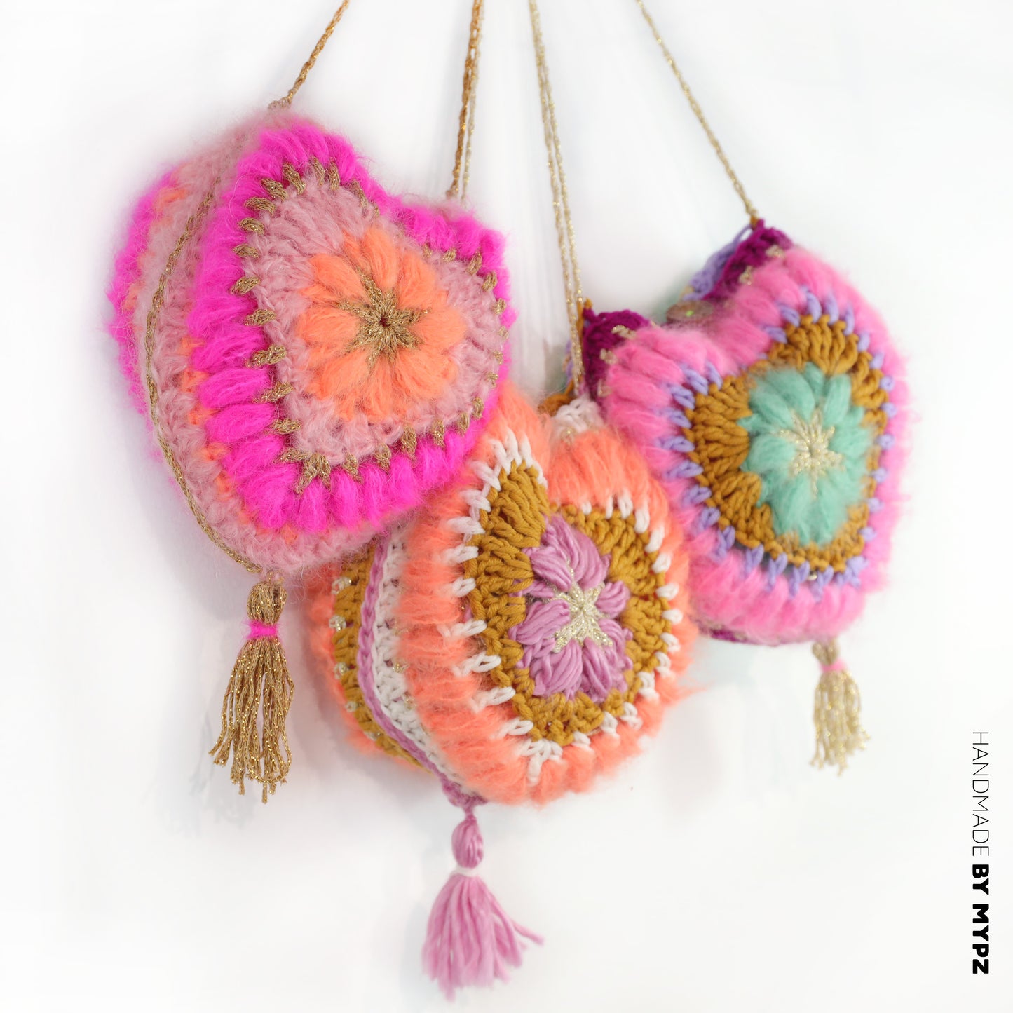 Crochet pattern - MYPZ 3D Heart bag (ENG-NL-DE-FR-ES)