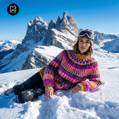 Breipatroon – MYPZ top-down sweater Boho Firefly No6 (ENG-NL-DE)