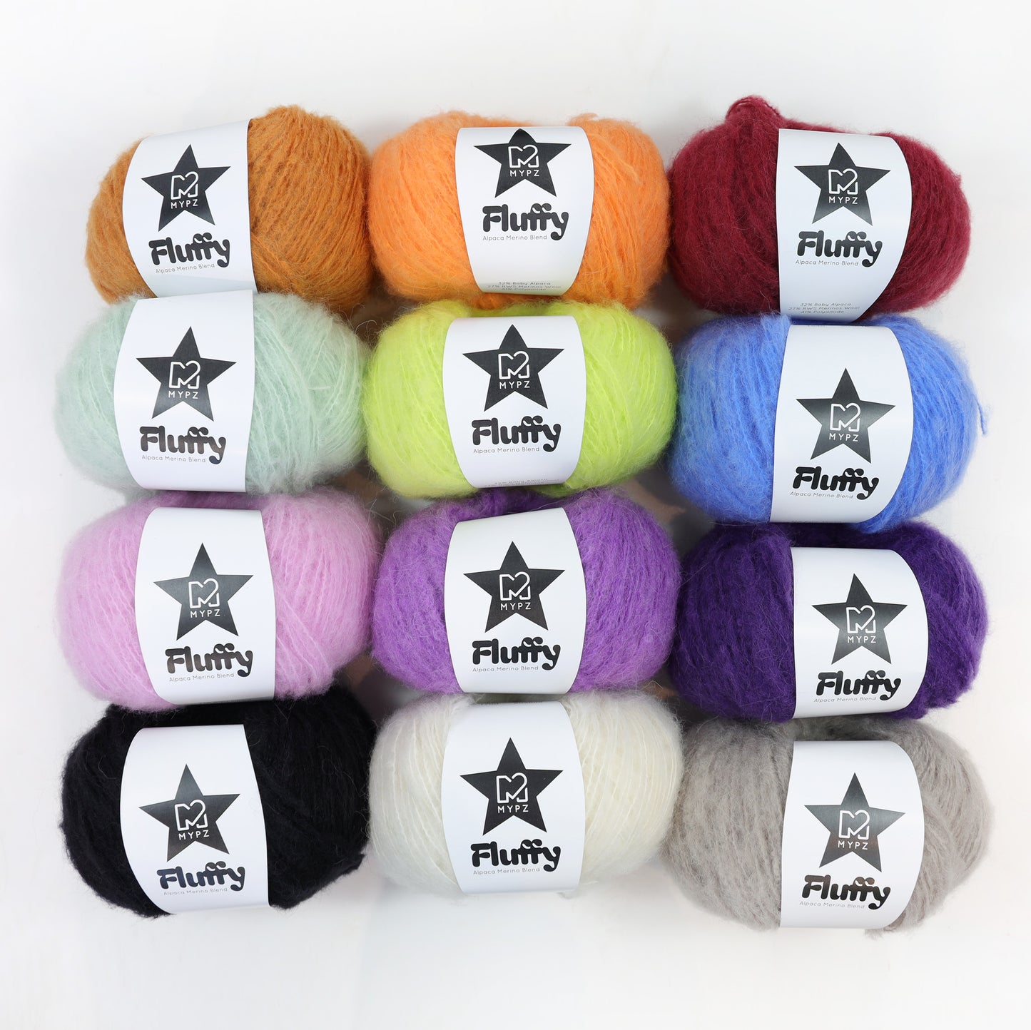 MYPZ Fluffy Bundle (12 balls)