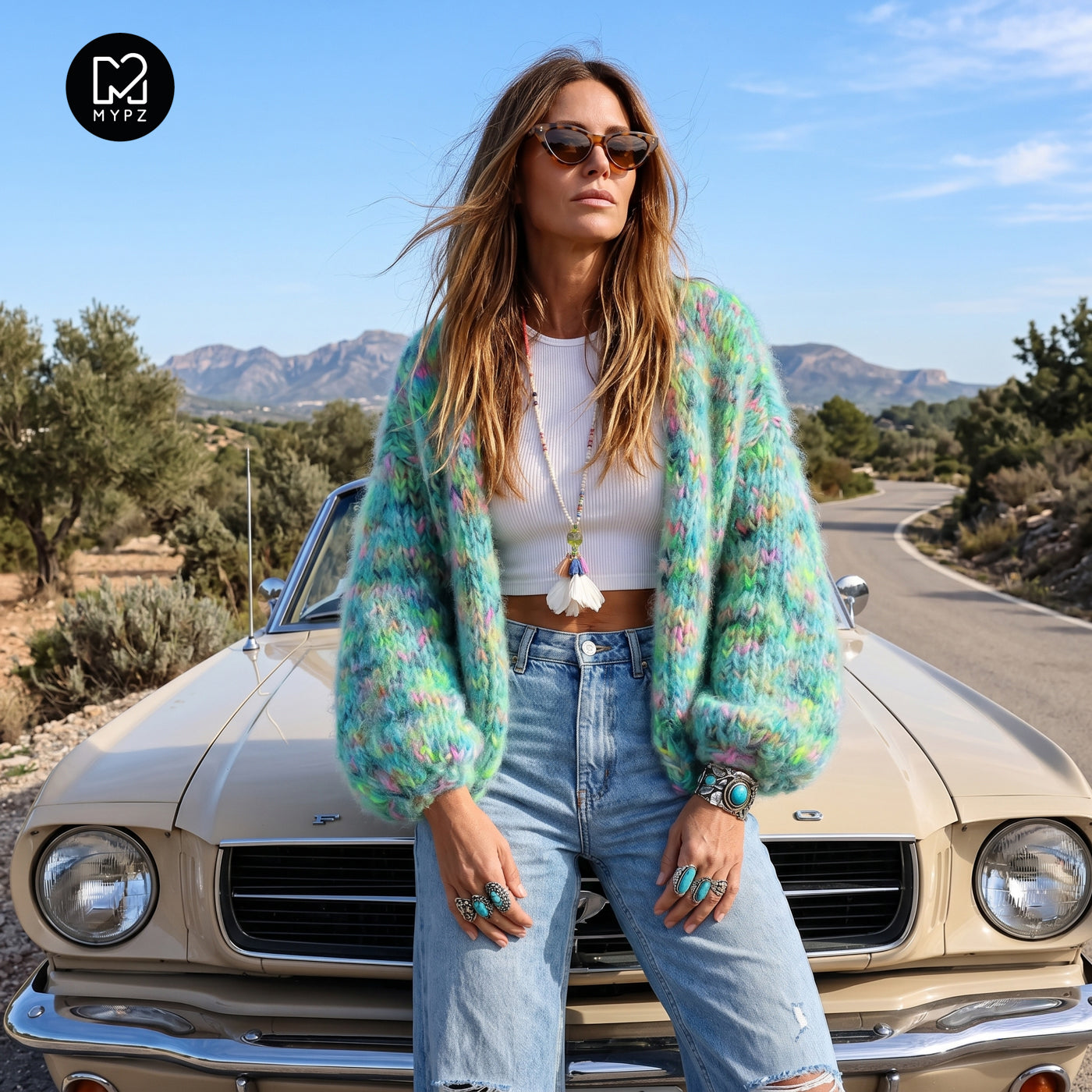 Breipakket – MYPZ kort Chunky Mohair vest Gaia No.15 (ENG-NL)