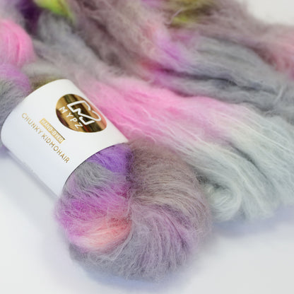 MYPZ Chunky kidmohair Dk – handgeverfd BlaBla