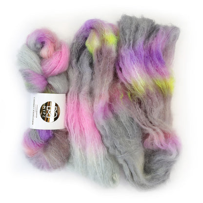 MYPZ Chunky kidmohair Dk – handgeverfd BlaBla