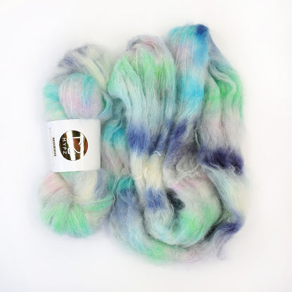 MYPZ Chunky kidmohair DK – handgeverfd Blue Lagoon