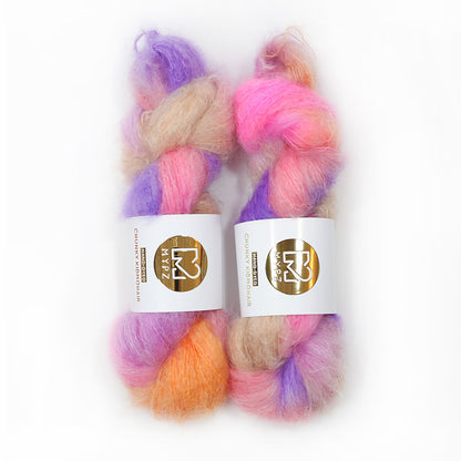 MYPZ Chunky kidmohair – hand-dyed Tulips