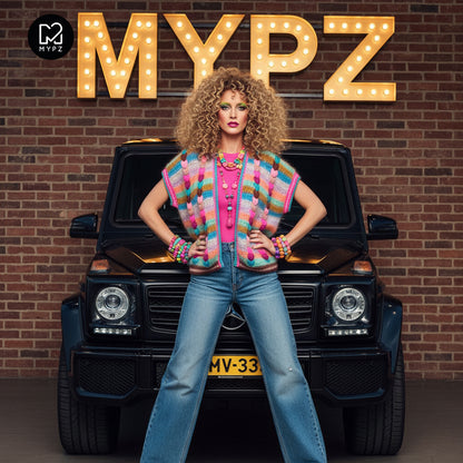 Haakpatroon - Chunky Mohair-merino vest Heartbeat (ENG-NL-DE)