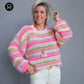 Haakpakket – MYPZ Chunky Mohair-Merino trui Jasmin (ENG-NL-DE)