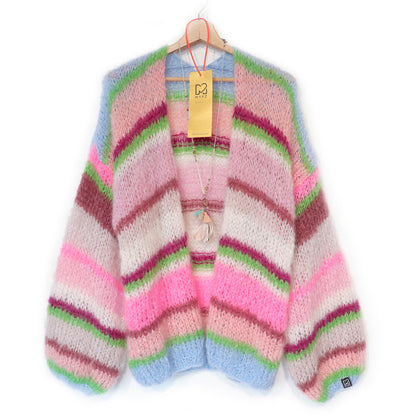 MYPZ Light Mohair cardigan Candy Clouds