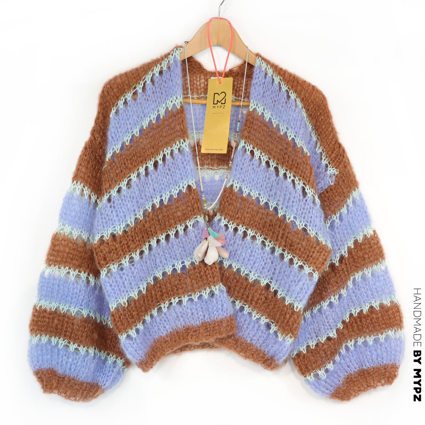 Breipakket – MYPZ Light Mohair vest Royal Coco No10 (ENG-NL-DE)