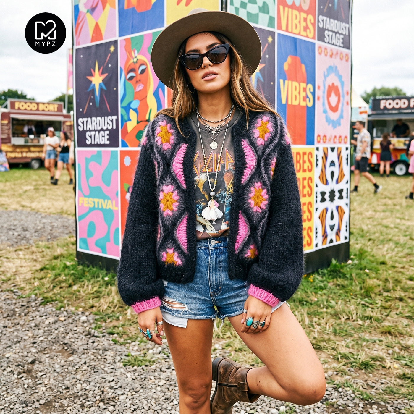 Haakpakket - MYPZ Masterpiece vest Pink Star (ENG-NL-DE)
