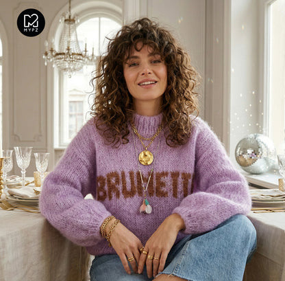Breipakket – MYPZ Light Mohair trui Brunette No8 (ENG-DE-NL)