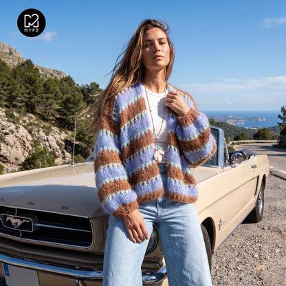Breipakket – MYPZ Light Mohair vest Royal Coco No10 (ENG-NL-DE)