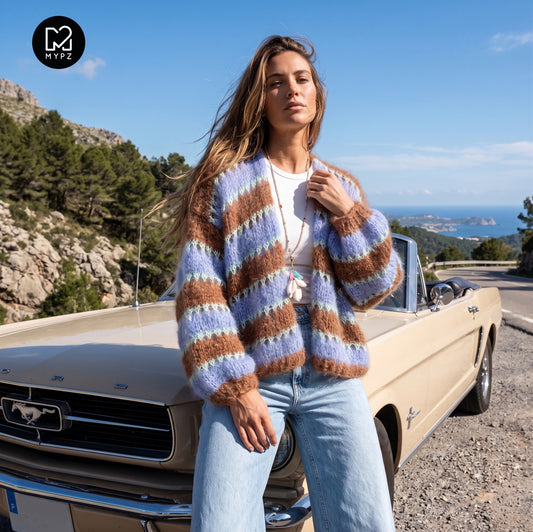 Breipakket – MYPZ Light Mohair vest Royal Coco No10 (ENG-NL-DE)