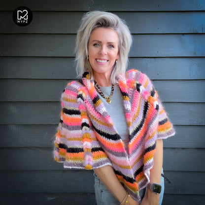 Haakpatroon - MYPZ Boho omslagdoek (ENG-NL-DE-FR-ES)