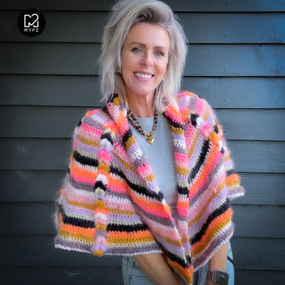 Haakpatroon - MYPZ Boho omslagdoek (ENG-NL-DE-FR-ES)