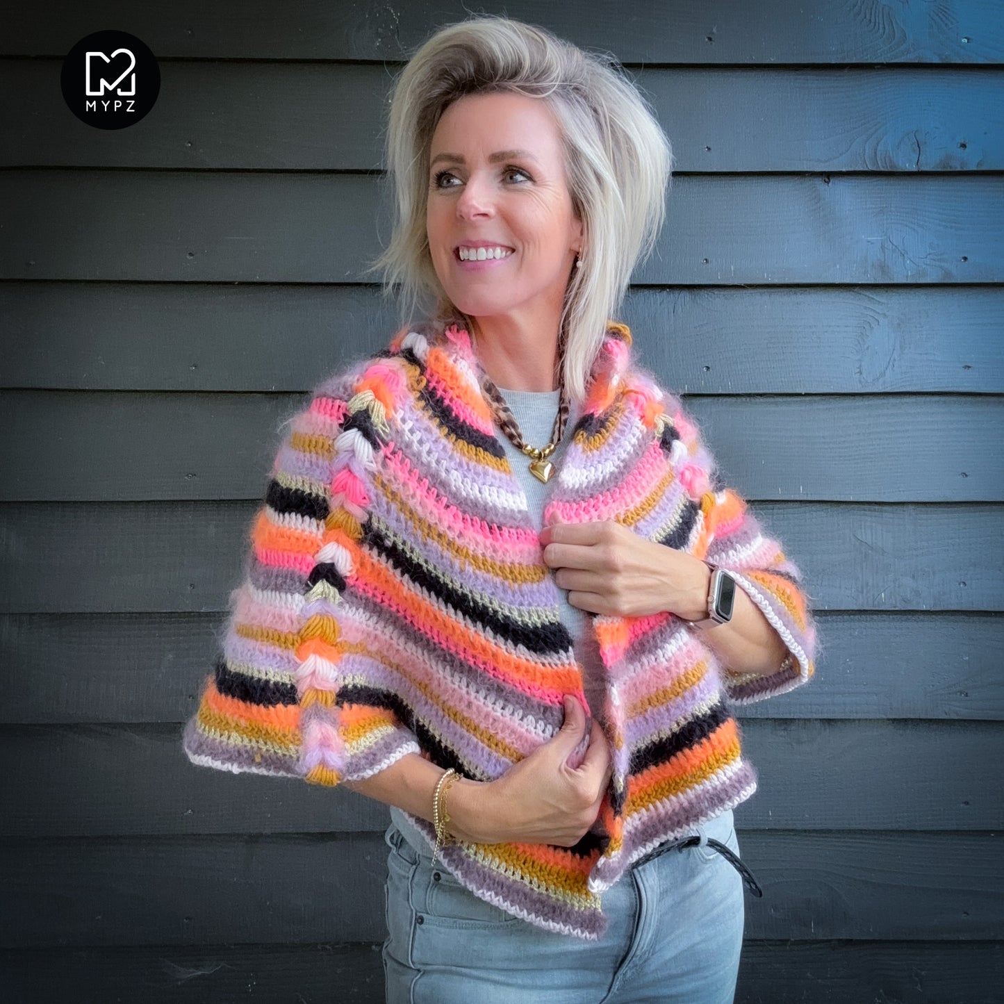 Haakpatroon - MYPZ Boho omslagdoek (ENG-NL-DE-FR-ES)