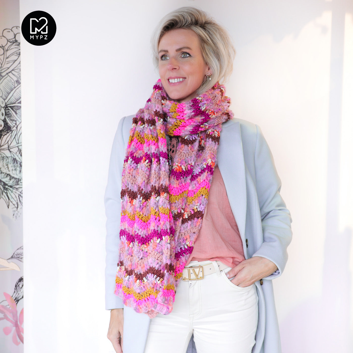 Haakpakket – MYPZ scarf Sienna (ENG-NL)