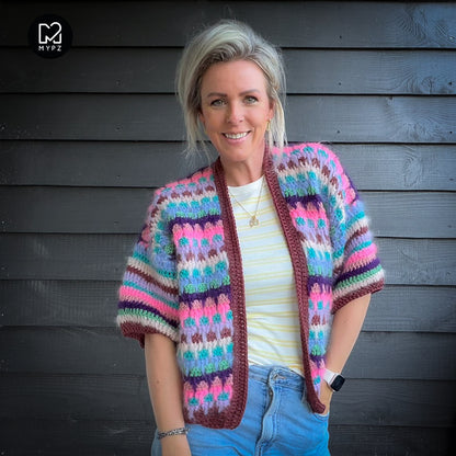 Haakpakket - MYPZ Sprinkle Cardigan no.5 (ENG-NL-DE)
