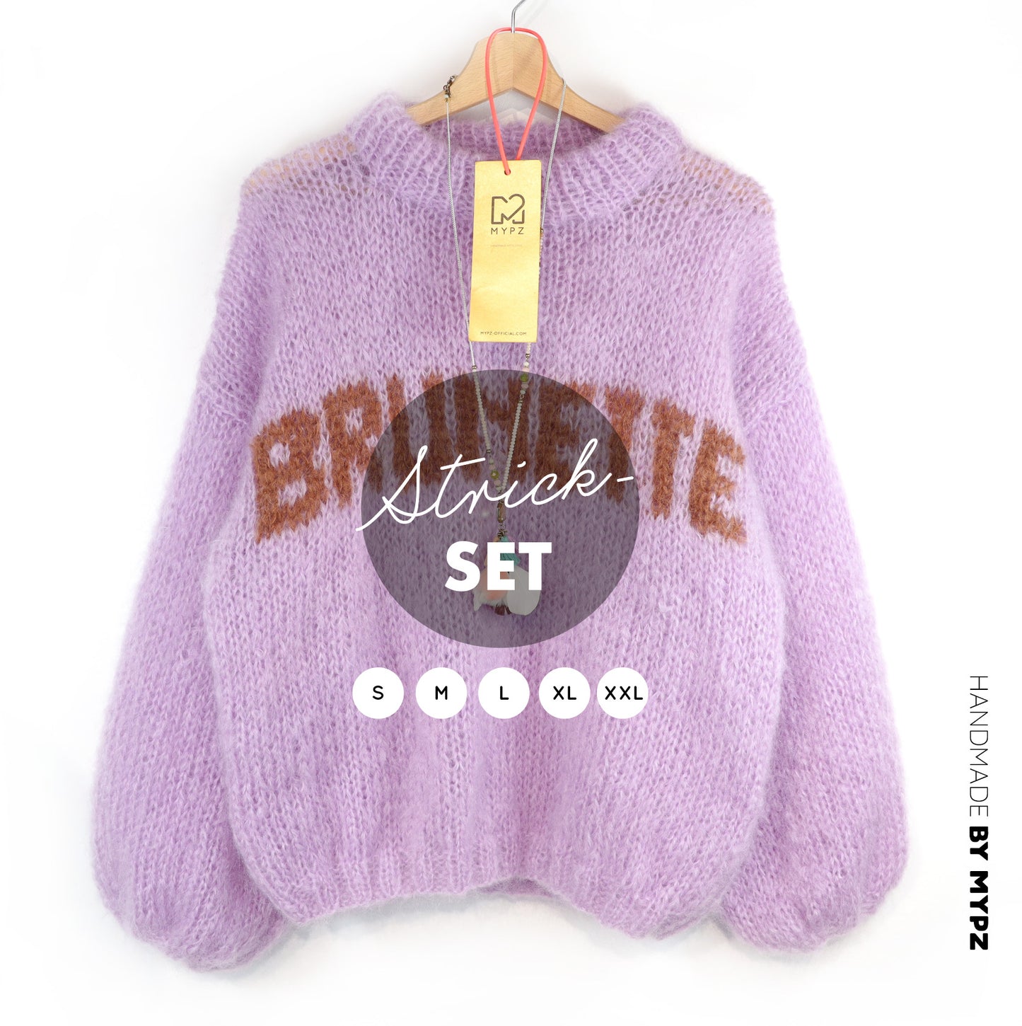 Breipakket – MYPZ Light Mohair trui Brunette No8 (ENG-DE-NL)