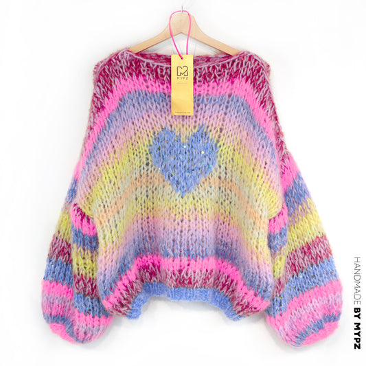 Breipakket - MYPZ Short Chunky Alpaca-Mohair Pullover Sunset Rave No15 (ENG-DE-NL-ES-FR-IT-DA-SV-NO)