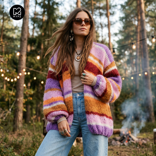 Breipatroon - MYPZ Light Alpaca Cardigan Sweet Hugs No10 (ENG-DE-NL-ES-FR-IT-DA-SV-NO)
