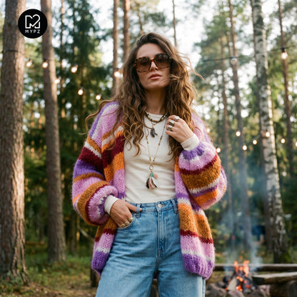 Breipatroon - MYPZ Light Alpaca Cardigan Sweet Hugs No10 (ENG-DE-NL-ES-FR-IT-DA-SV-NO)
