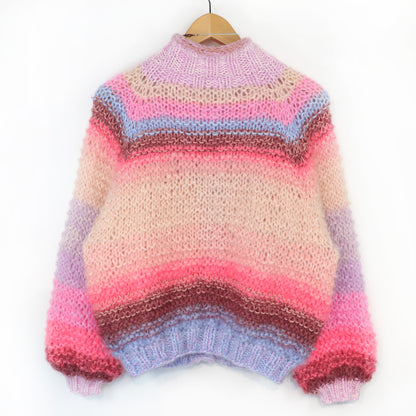 Breipatroon – MYPZ top-down bomber cardigan Blush en Rouge No10 (ENG-NL-DE)