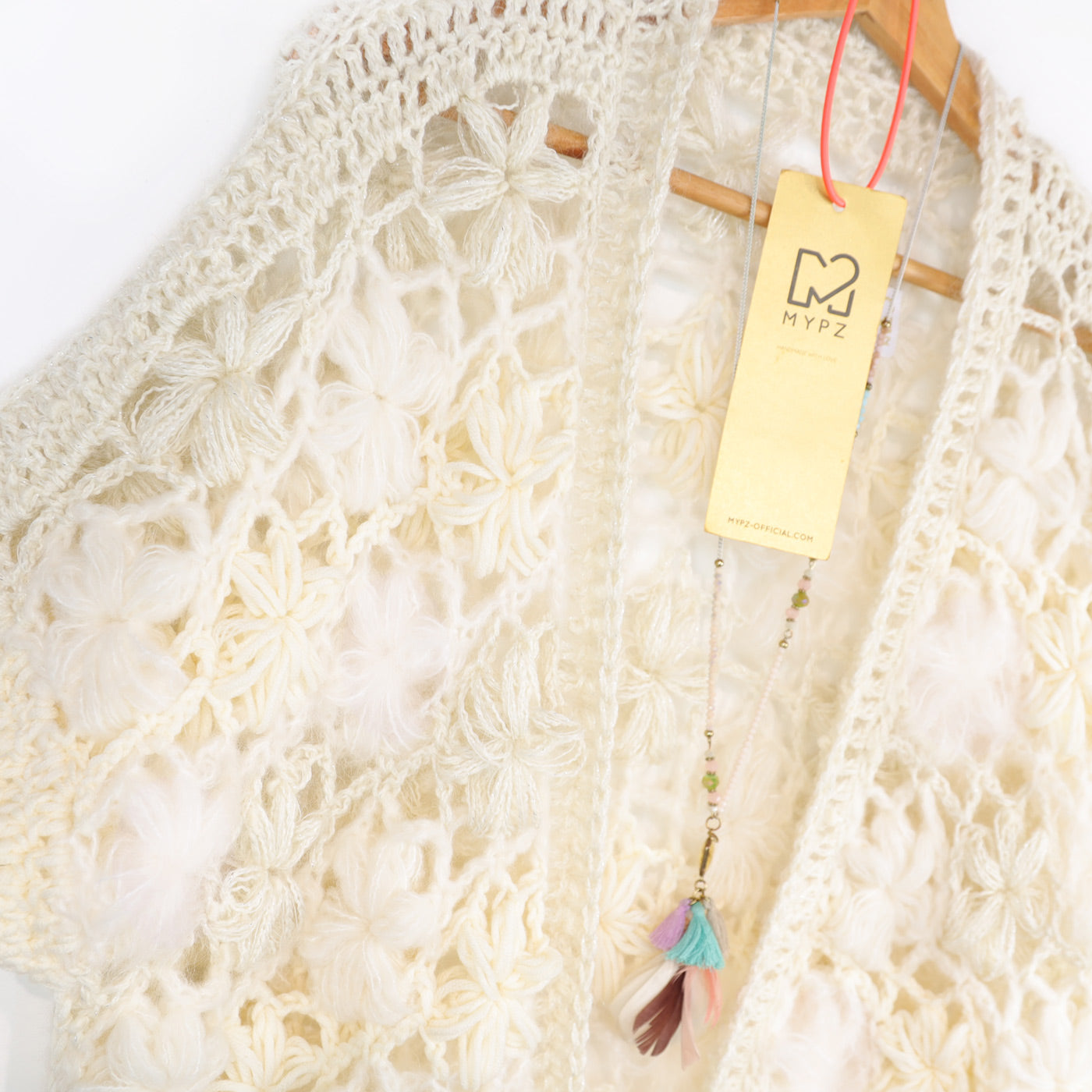 Haakpatroon - MYPZ Wildflower vest Shades of White (ENG-NL-DE-FR-ES)