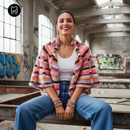 Haakpatroon - MYPZ Boho omslagdoek (ENG-NL-DE-FR-ES)