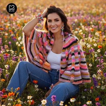 Haakpatroon - MYPZ Boho omslagdoek (ENG-NL-DE-FR-ES)