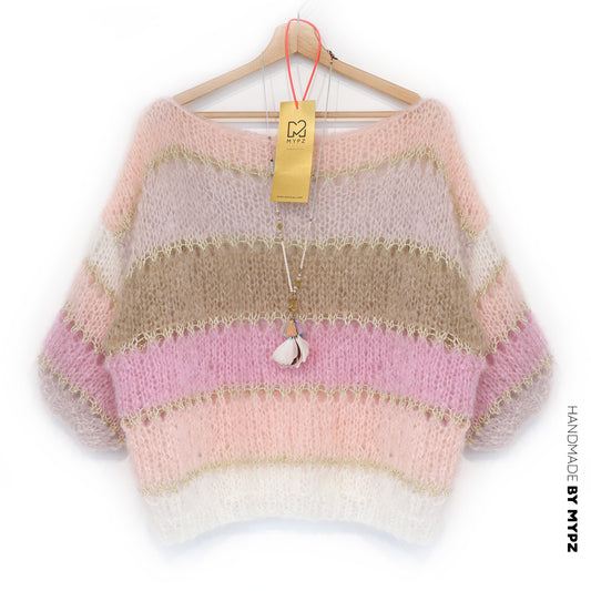 Light Mohair top Beige