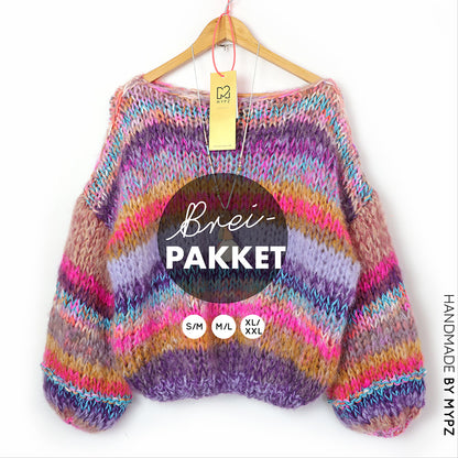 Breipakket – MYPZ Chunky Mohair Trui Paris No15 (ENG-NL-DE)