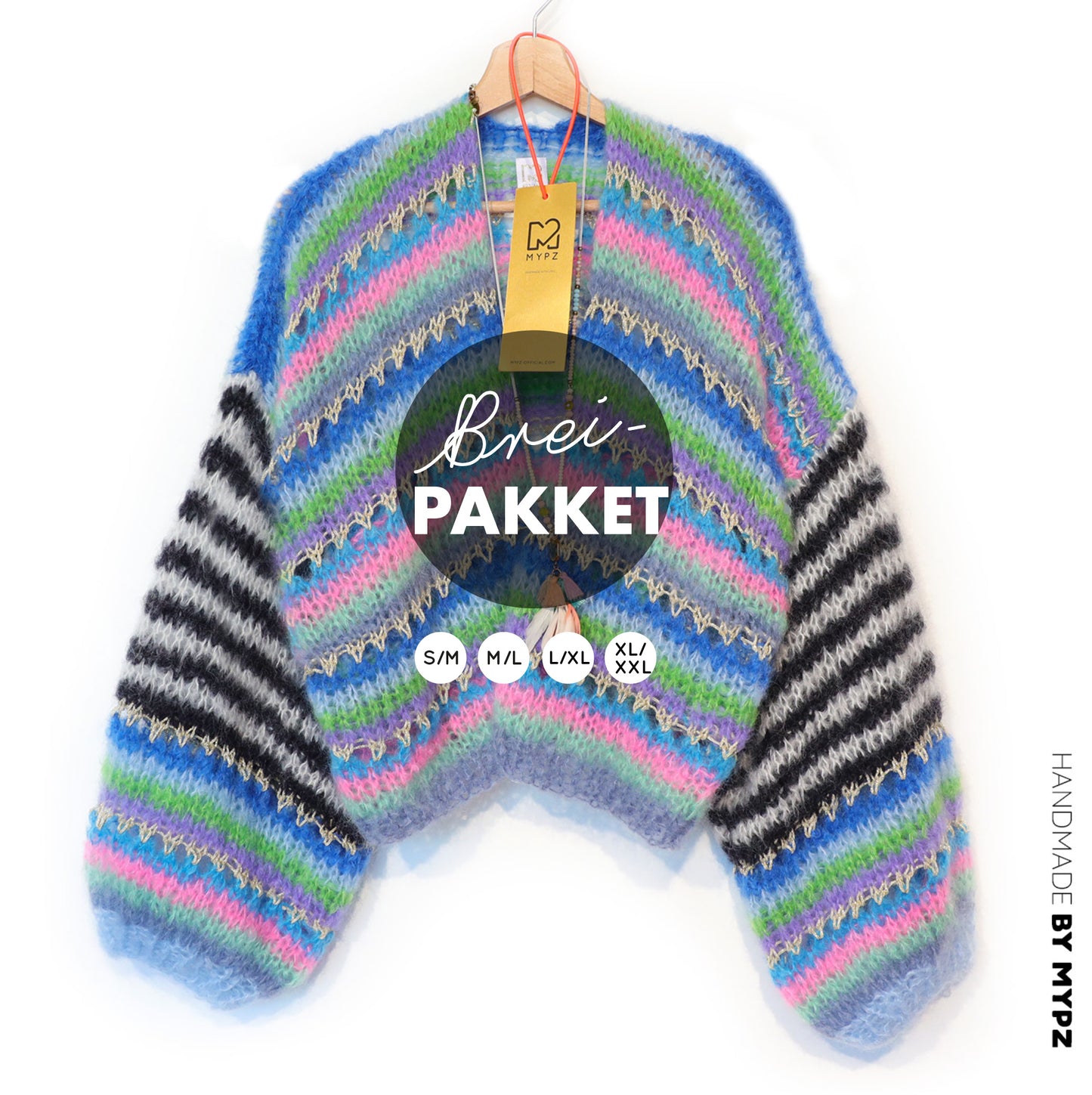 Breipakket – MYPZ Light Mohair Cardigan Beverly No10 (ENG-NL-DE)