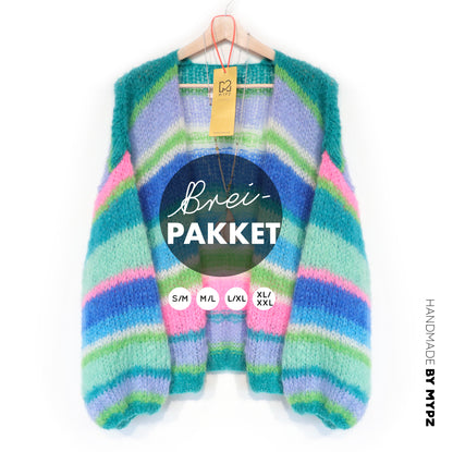 Breipakket – MYPZ Basic Light Mohair Cardigan Shamrock No10 (ENG-NL-DE)