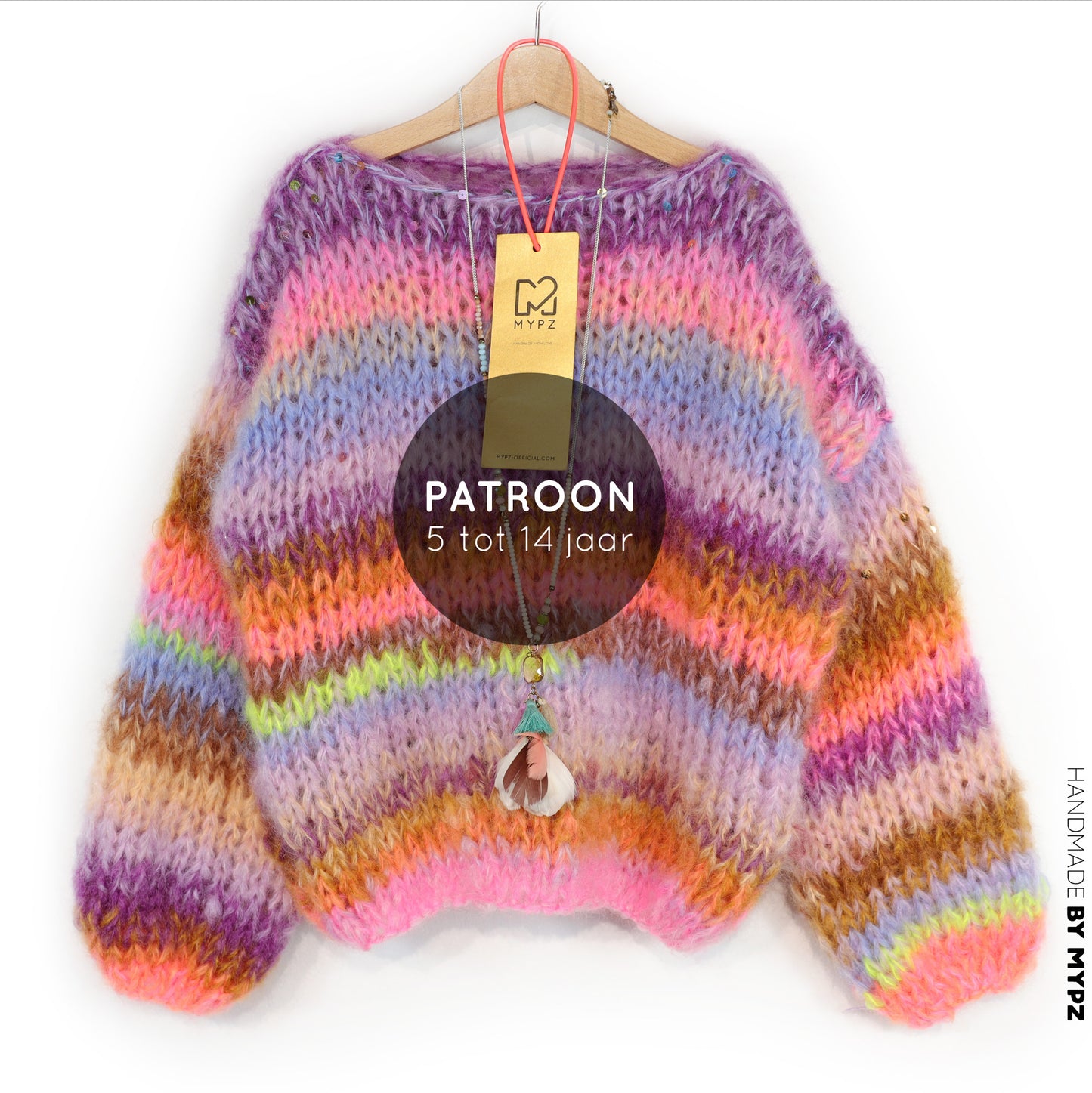 Breipatroon – MYPZ Chunky Mohair Pullover Fairy Fluff No12 (ENG-NL-DE)