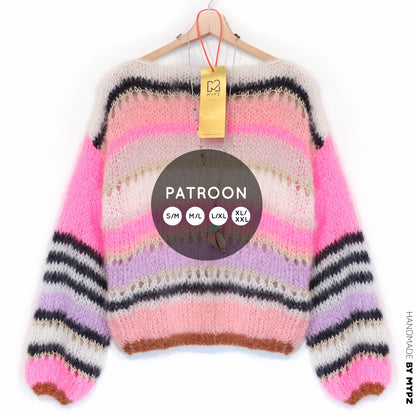 Breipatroon – MYPZ Basic Light Mohair Trui Alex N010 (ENG-NL-DE)