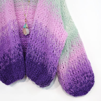 Knitting Kit – MYPZ Chunky Alpaca Cardigan Desert Bloom No.15 (ENG-NL-DE)