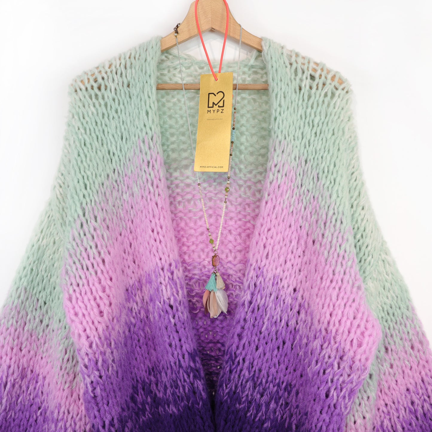 Knitting Kit – MYPZ Chunky Alpaca Cardigan Desert Bloom No.15 (ENG-NL-DE)