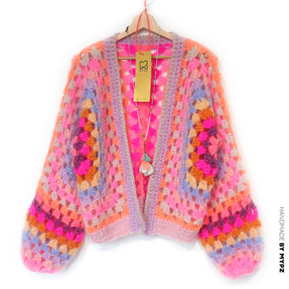 Haakpatroon - MYPZ Hexagon-vest Pink Vibes (ENG-DE-NL-ES-FR-IT-DA-SV-NO)