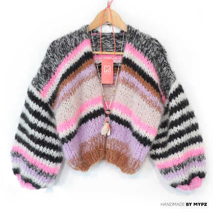 Breipakket – Kort Chunky Mohair Vest Alex No.12 (ENG-NL-DE)