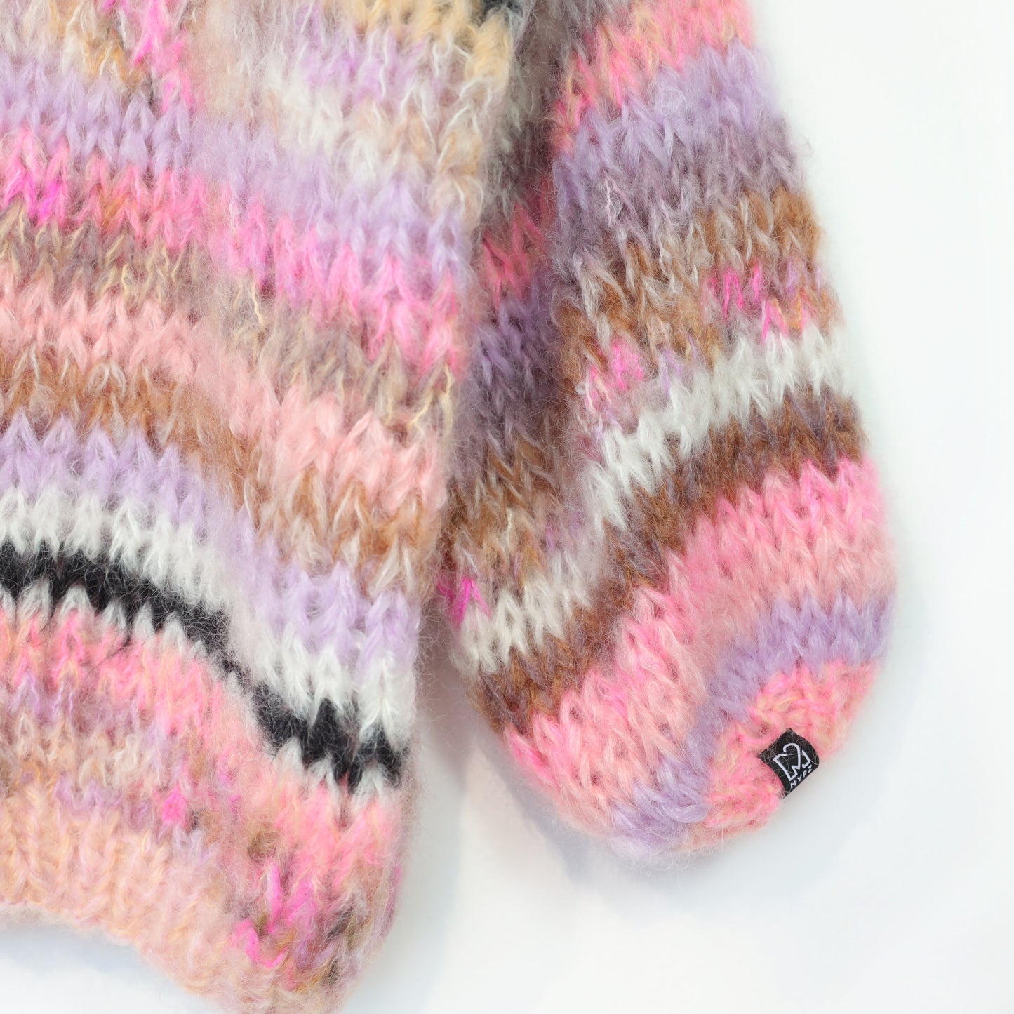 MYPZ Chunky Mohair Cardigan Funky Caramel