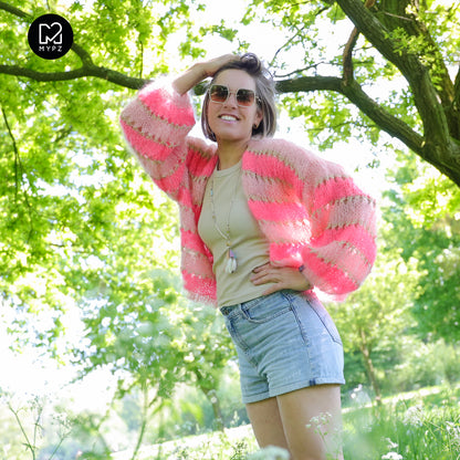 Breipakket – MYPZ kort Light Mohair Vest Summerflow No10 (ENG-NL-DE)