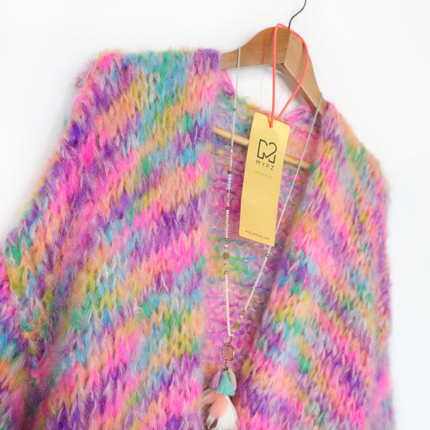 MYPZ Short Chunky Mohair Cardigan Maia