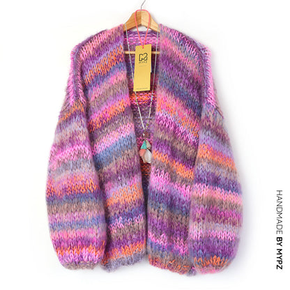 Breipatroon – MYPZ Chunky mohair cardigan Majestic No.15 (ENG-NL)
